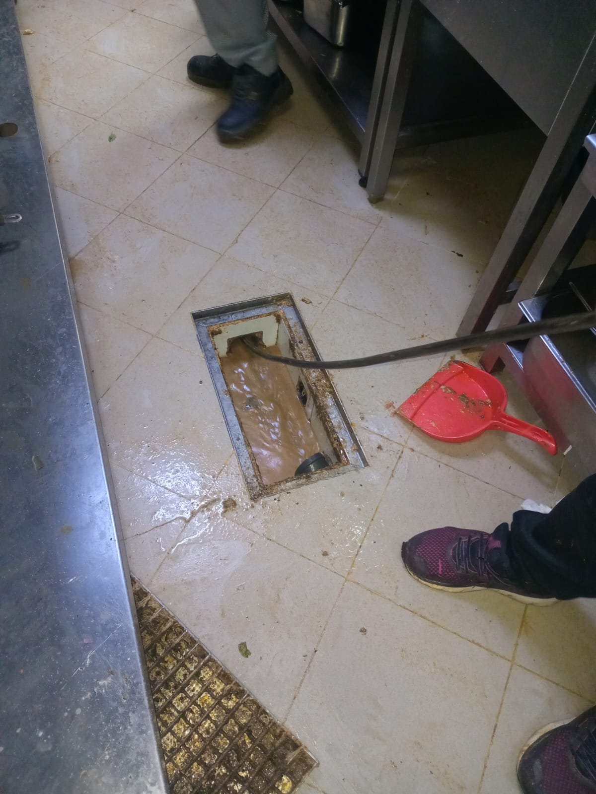 Floor drain leak detection